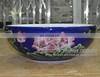 Art Chinese Hand Painted Fish Lotus Porcelain Bathroom Wash Basin For Hotel /Bar thumbnail-4