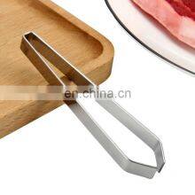 New Fish Bone Tweezers Stainless Steel Flat and Slant Tweezers Tongs Pliers Pincer Remover Tool Seafood Tools thumbnail-3