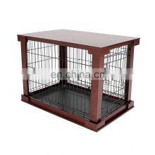 Самый популярный прочный индивидуальный складываемый большой черный металлический наружный питомцевый клеток для собак и кошек thumbnail-3