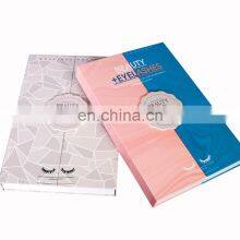 Custom Book Shape Paper False Eyelashes Extension Display Stand Lash Tester Sample Brochure Rack for Beauty Salon Shop Store