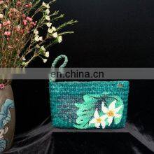 Natural Seagrass Wallet High Quality/ Seagrass Handbag With Crossbody Strap Best Price From Vietnam thumbnail-2