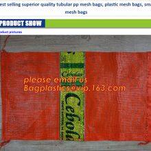 5kg 10kg 15kg 30kg 50kg Raschel Mesh Bags for Potato Vegetable,50*80cm 35kg Plastic Raschel Mesh Bag, Bagplastics, Bagease thumbnail-2