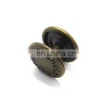 15mm Brass Custom Logo Decorative High Quality Double Rivet thumbnail-4