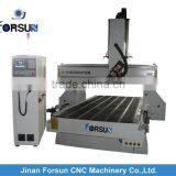 China Professional 1300mm*2500mm Automatic 4 Axis Cnc Router/4 Axis Cnc Woodworking Machines From China thumbnail-1