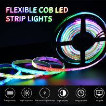 FCOB Linear RGB Light Addressable RGB Led Strip 1008LEDs/m COB LED Strips Light SK6805 LC8805 Dream Color 256 Gray Scale thumbnail-4