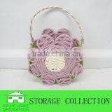 Flower-shape Handmade Paper Decoration Colorful Baskets thumbnail-1