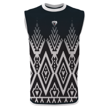 2022 Custom Sleeveless T-shirts With Classic Black and White Color thumbnail-1