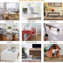 Fuxing Thick Transparent Glass PVC Soft Sheet 0.8mm Clear Table Covers Rolls Waterproof Soft Pvc Plastic Kitchenet PvcRoll thumbnail-5