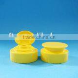 Plastic Yellow Flip Top Cap With Liner 38-400/ 38mm Closure Ribbed Cap for Honey Bottle thumbnail-3
