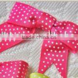 Red Metalic Basket Wrapping Butterfly Ribbon Bow Tie thumbnail-5