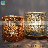 Online Glass Studded Votive Candle Holders Colorful Ripple Glowing Montage Jars Wedding Patry Deco Gifts