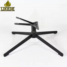 Tilt Beveled Top Plate Black Steel Iron Easy Swivel Rotating Furniture Legs Chair Base With Stylish Design thumbnail-4