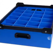 Versatile PP Corrugated Foldable Storage Bin With Divider Panel thumbnail-4