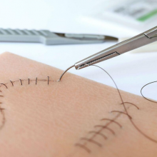 Soft Two Parts Silicone Rubber Elastic and Durable Wound Simulated Surgical Training Kit thumbnail-2