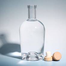 China Manufacturer Factory Price Empty 200ml 500ml 700ml 750ml Water Liquor Vodka Whiskey Selling Empty Glass Bottles thumbnail-3