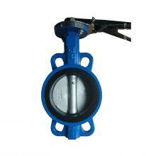 PN16 Ductile Iron Wafer Center Line Soft Seal Double Clip DISC Connected EPDM Seat Butterfly Valve thumbnail-6