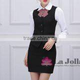 Custom Order!!! Japan Office Lady Uniform (short Skirt or Long Pants) Hotel Uniform for Waitress thumbnail-3