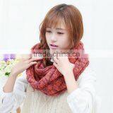 New Style Winter Men Women Fashion Colorful Infinity Acrylic Knit Hood Scarf thumbnail-5