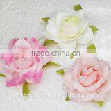 Bright Pink Simulation Edge Rose 8 cm Flower Heads Artificial Silk Cloth DIY Wedding Flowers Direct Selling Small Wholesale thumbnail-1