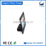 Factory Direct Sales 7 Inch Single Function Digital Photo Frame Dpf BL7002PS for Mass Production thumbnail-3