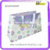 Light Purple Flower Paper Bag For Gift