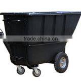 Tilt Truck, 1 Cu. Yd. Volume Capacity, 2100 Lb. Load Capacity, Heavy-Duty Towable Hopper Type thumbnail-3