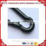 Smart Colorful Locking Carabiner,black Single Swivel Dog Snap Hook,Black Climbing Snap Hook thumbnail-6