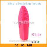 Multi-Function Rechargeable Silicone Sonic Facial Cleansing Brush Vibrating Facial Massager thumbnail-4