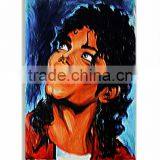Famous Portrait Michael Jackson Wood Decoration thumbnail-1