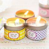 Factroy Price High Quality Candle Tin Cans/metal Tins For Candles