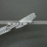 White Plastic Elastic Coiled Spring Lanyard For Wholesale Cheap Factory Price thumbnail-2