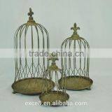 French Metal Decorative Garden Birdcage Planter