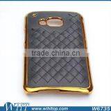 for HTC One M9 Case Hard Back Chromed Plastic Phone Accessories thumbnail-1