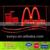 Fastfood Restaurant Acrylic LED Display