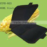 Biodegradable Disposable 8inch Disposable 3-compartment Food Container:XYFH-803 thumbnail-1