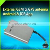 vehicle gps tracking device with sms remote engine stop external micro