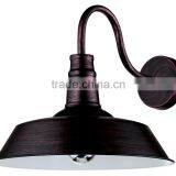 Vintage Simple Wall Sconce With Painting Black White Red and Plating Copper W4031 thumbnail-5