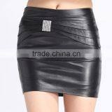 Simply Style Leather Sexy Short Skirt thumbnail-1