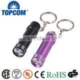 Ultra Bright 3 LED Light Customized Mini Keychain Flashlight thumbnail-1