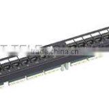 24 Ports Cat5e 2*12 Patch Panel With 110 IDC