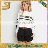 Real Graphic Cropped 100% Polyester Custom Sweatshirts and Hoodies Quality Choice thumbnail-1