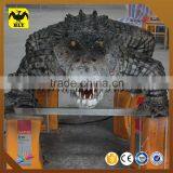HLT Simulation Animatronic Animal Model Of Crocodile For Park Or Playground thumbnail-3