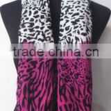 Leopard Fashion Rayon Printed Woven Scarf