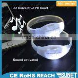 Hot Promotion Product Custom Logo TPU LED Wristband Motion Sensor thumbnail-3