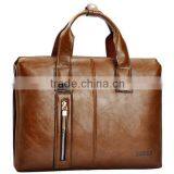 Luxury Leather Business Laptop Bag Briefcase for Man Documents Handbag thumbnail-2