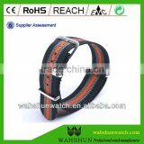 Red and Black Nato Strap With Buckles thumbnail-1