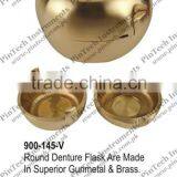 Round Denture Brass Flasks Dental Lab Products
