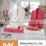 Latest New Gown Designs Elegant Egyptian Cotton Fabric Bathrobe thumbnail-1