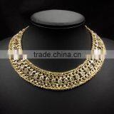 Fashion Crystal Choker Necklace For Women Gold Necklace Rhinestone Collar Jewelry New Design 2015 thumbnail-1