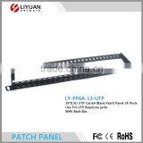 LY-PP6A-13-utp Cat6A Wallmount Rackmount /keystone Snap-in Blank Patch Panel /unshielded Cable Management